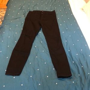 Gap stretch black denim high waisted pant